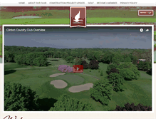 Tablet Screenshot of clintoncc.org